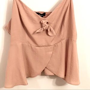 NWT F21 Plus Flowy Pink Tulip Hem Camisole